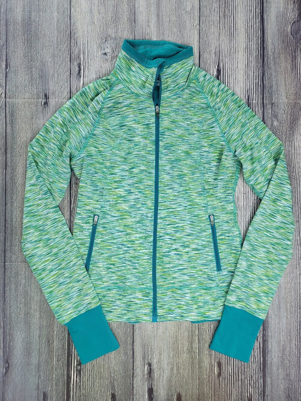 Moving Comfort Yoga Sports Full Zip Space Dye Track Jacket